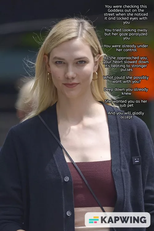 A Goddess catches you checking her out and she paralyzes you with her gaze