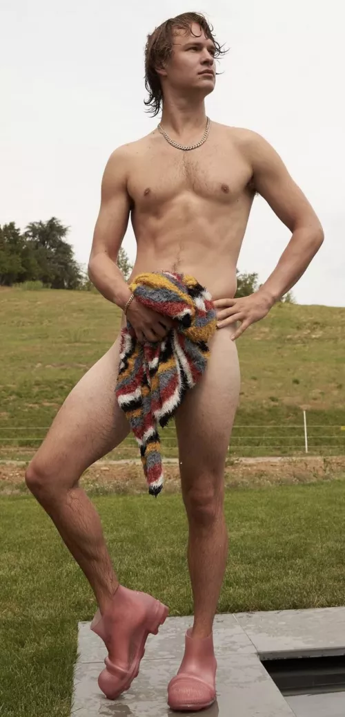 Ansel Elgort on his Instagram