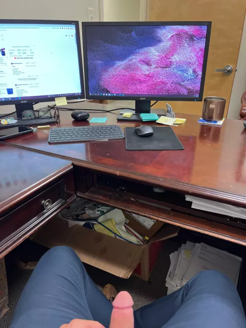 Anyone else get their dick out at the office?