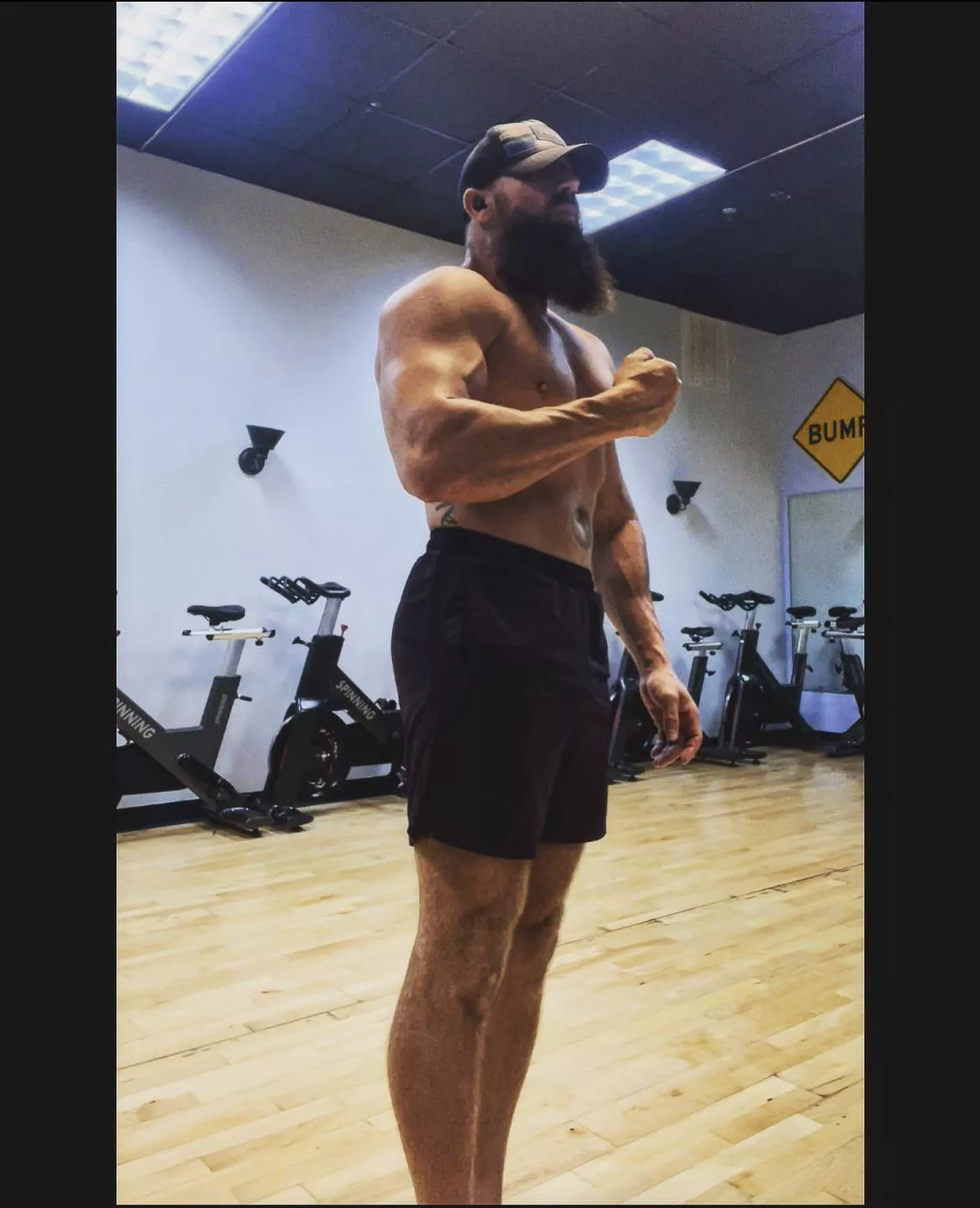 Beards and biceps, maybe you can convince me to show you the bone later