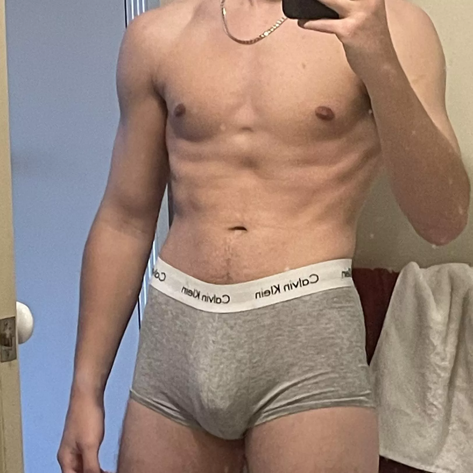 grey boxers :)