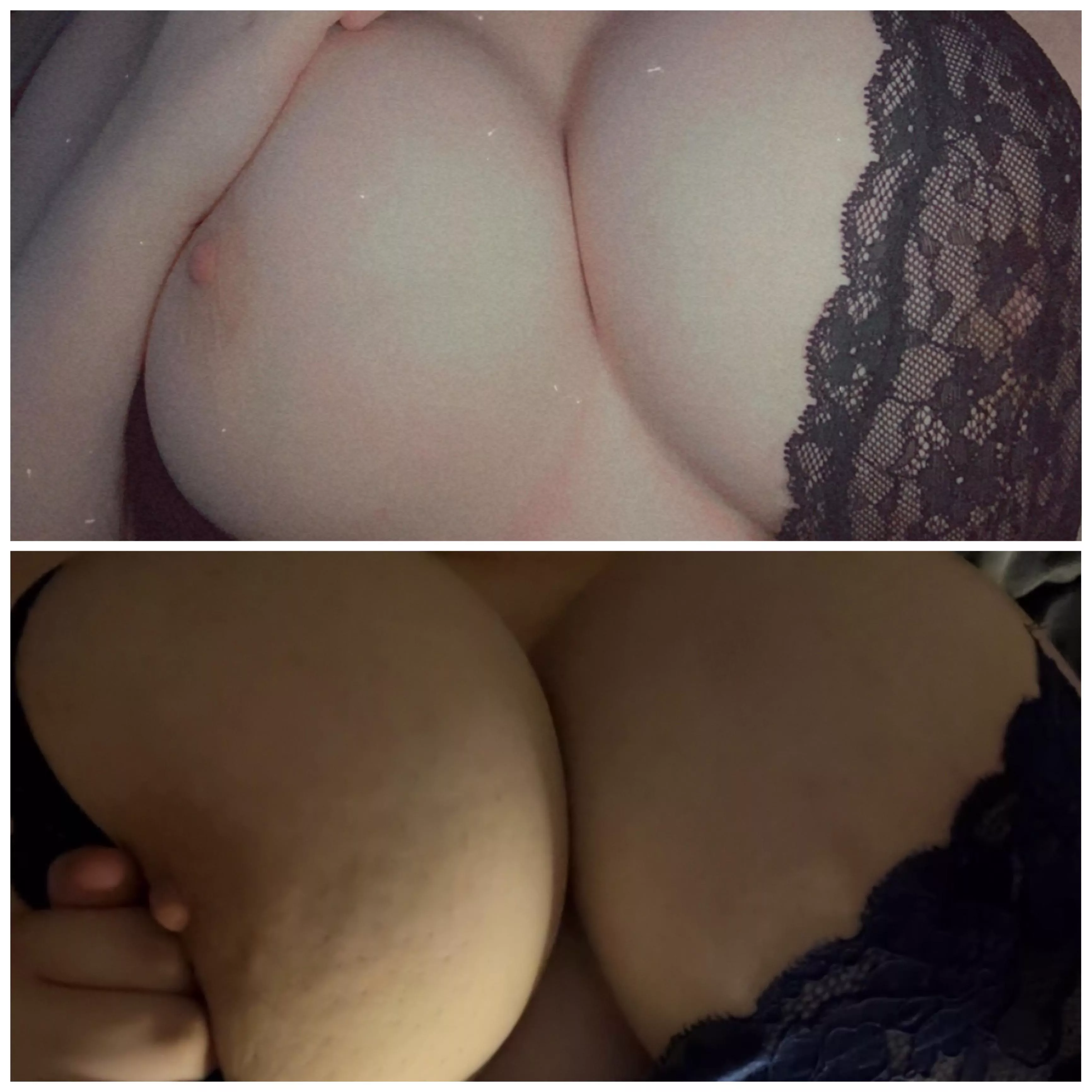 i can barely fit my boobs in the pic 🤣🫢
