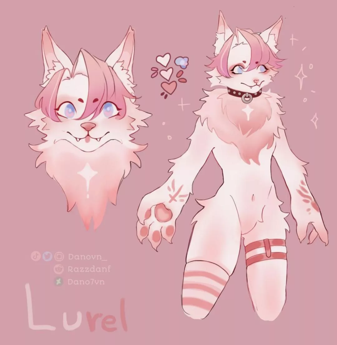 I made a new oc ❤️you can call him Lu 🧸❤️ (art by me)