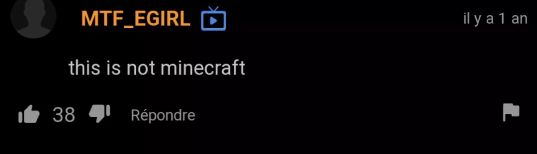 it's not Minecraft 😡