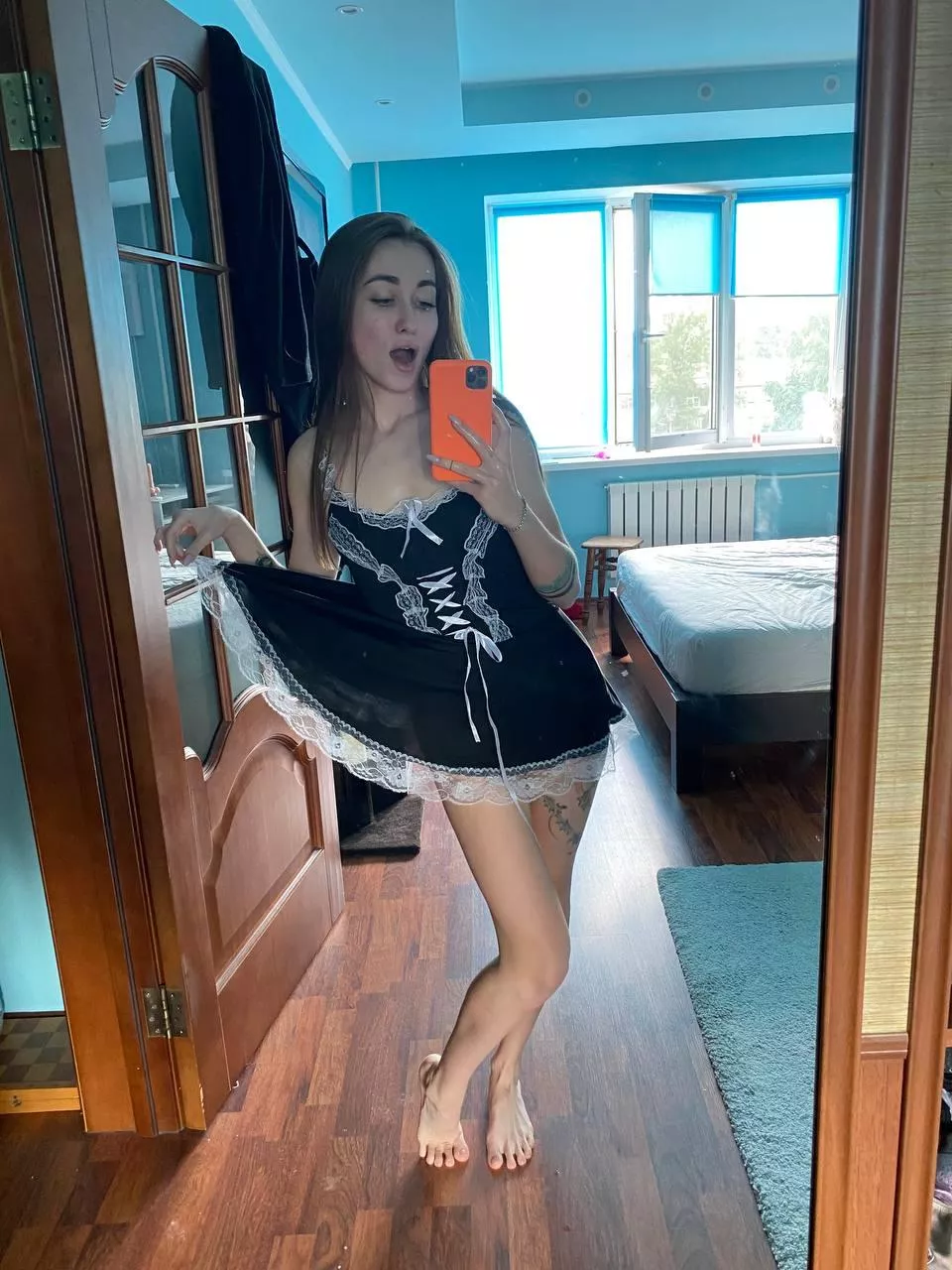 Like this dress, honey?