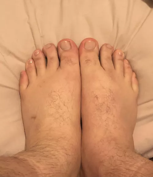 My meaty feet after work