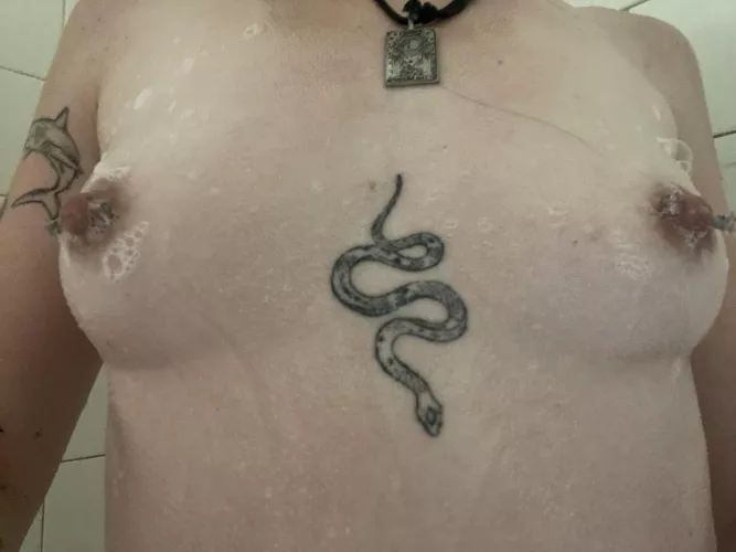 Soapy piercings👅🙊