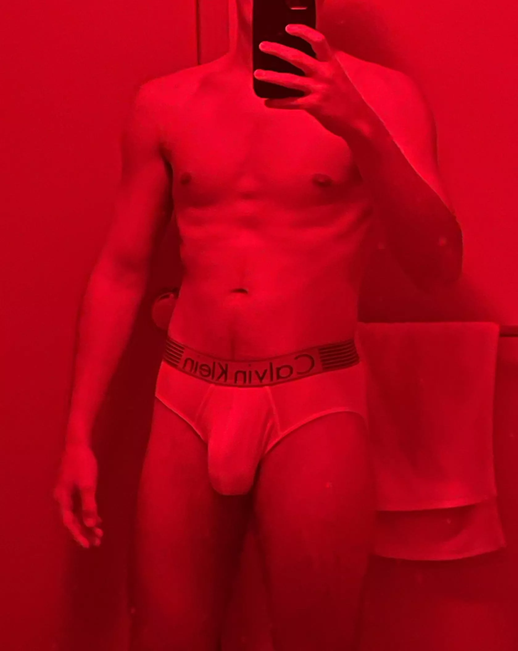 white briefs red lights ❤️