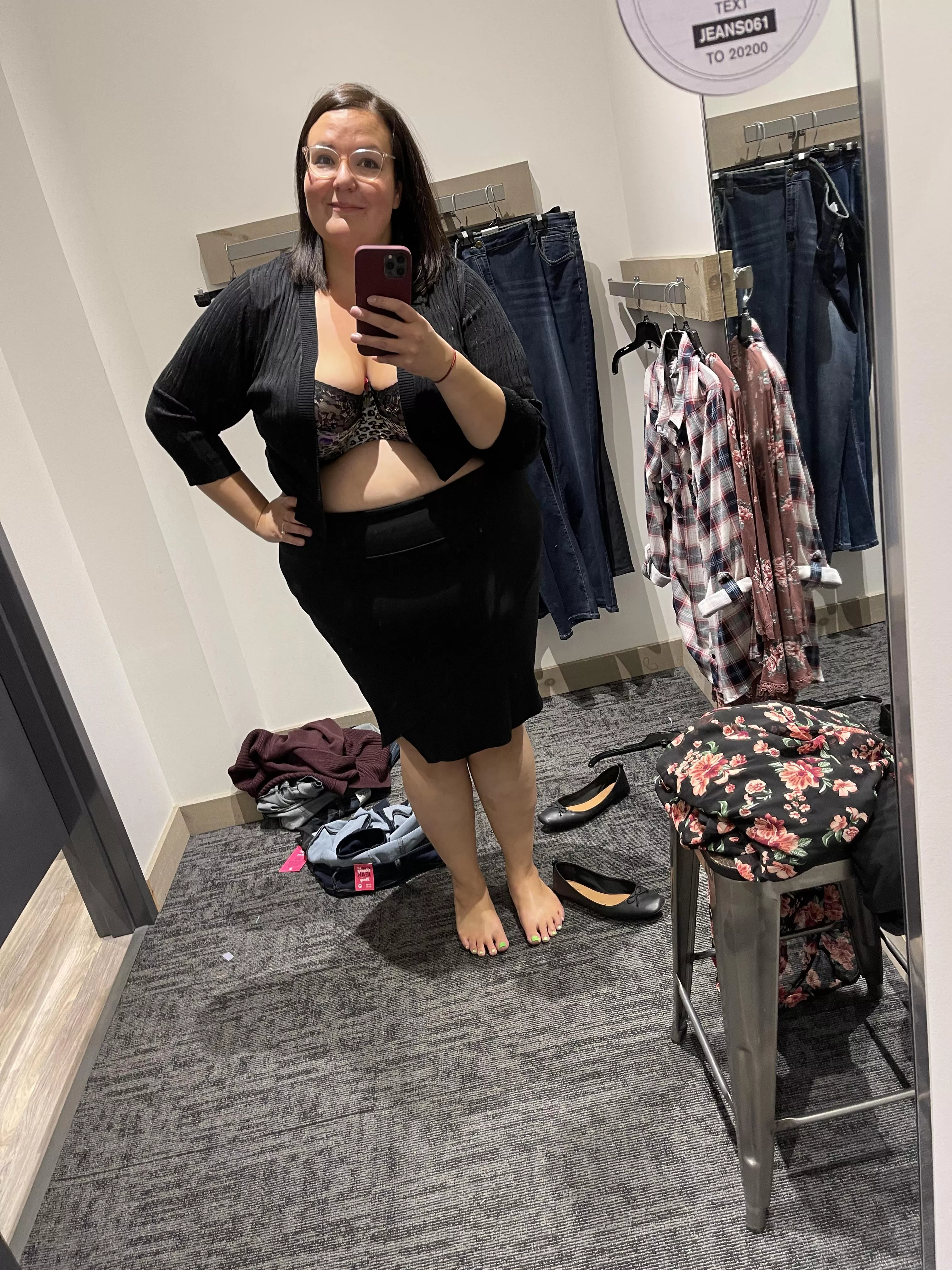 Would you be able to work if I showed up in this?