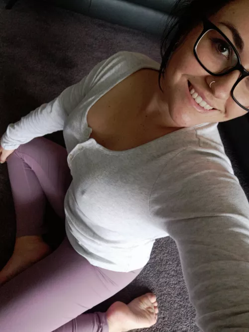 Yoga session for this mumma 😊