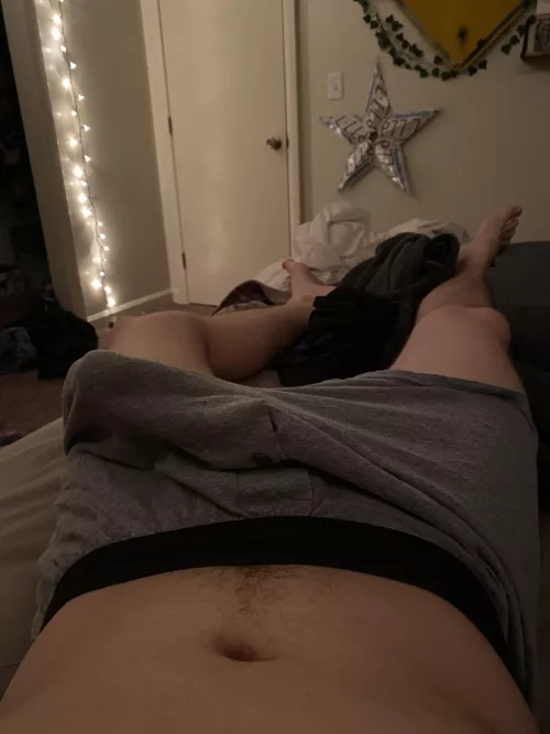 (19) my horny cock is begging to be let out