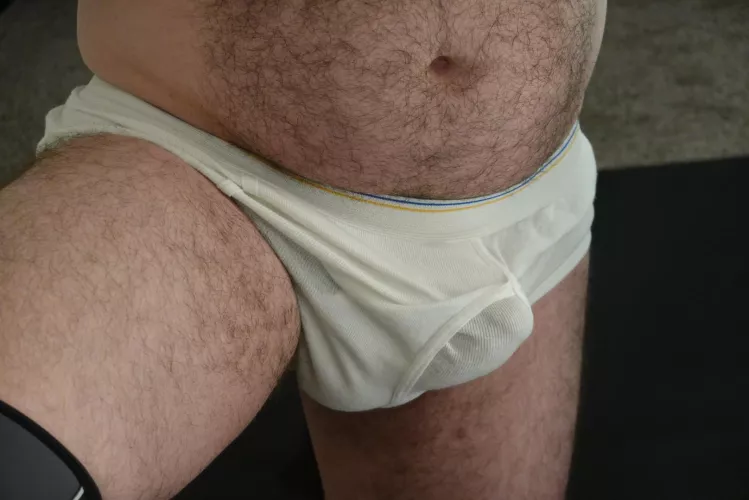 Beat and sweaty from working out