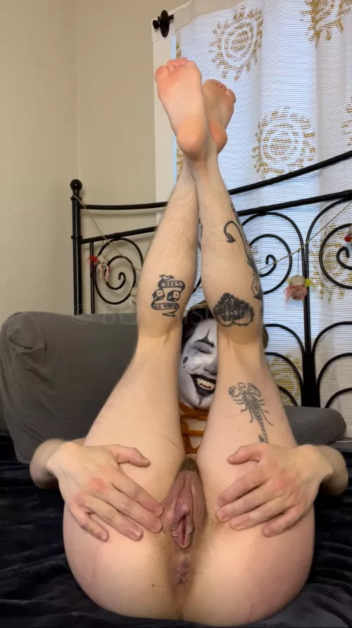 caution: slippery when wet 😈