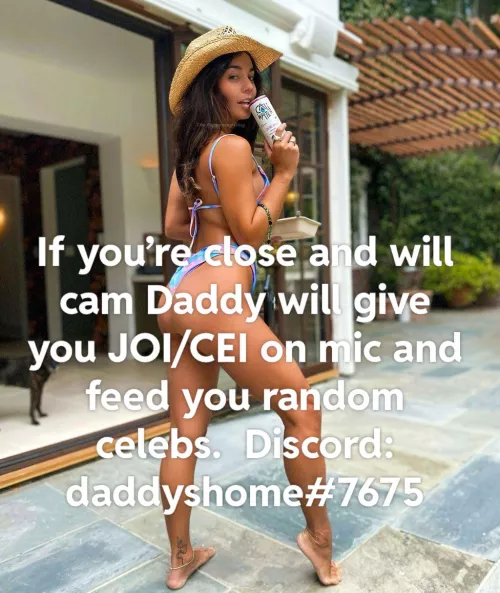 I can make you do it on Discord you know?