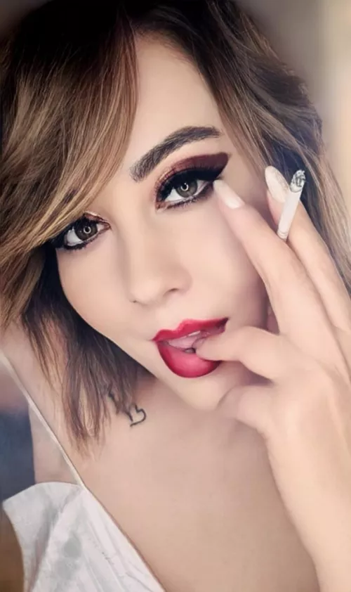 I love how others see a woman smoking - but you see so much more. You see the perversion in my eyes. And I see it in yours.