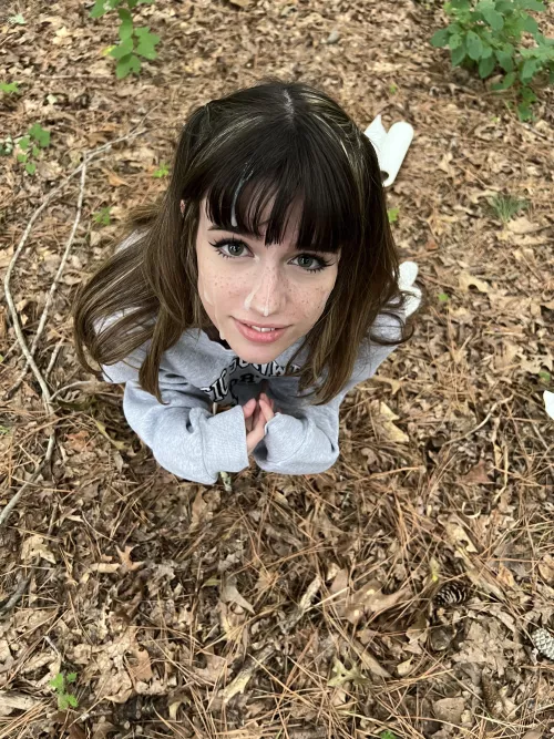 I love taking facials outside 😇