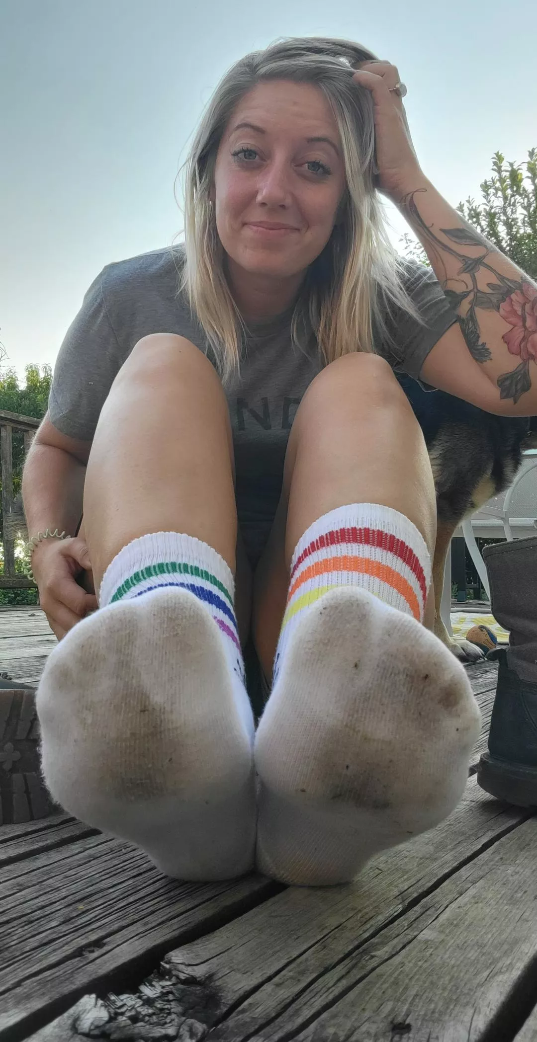 only day one in my boots 🤪