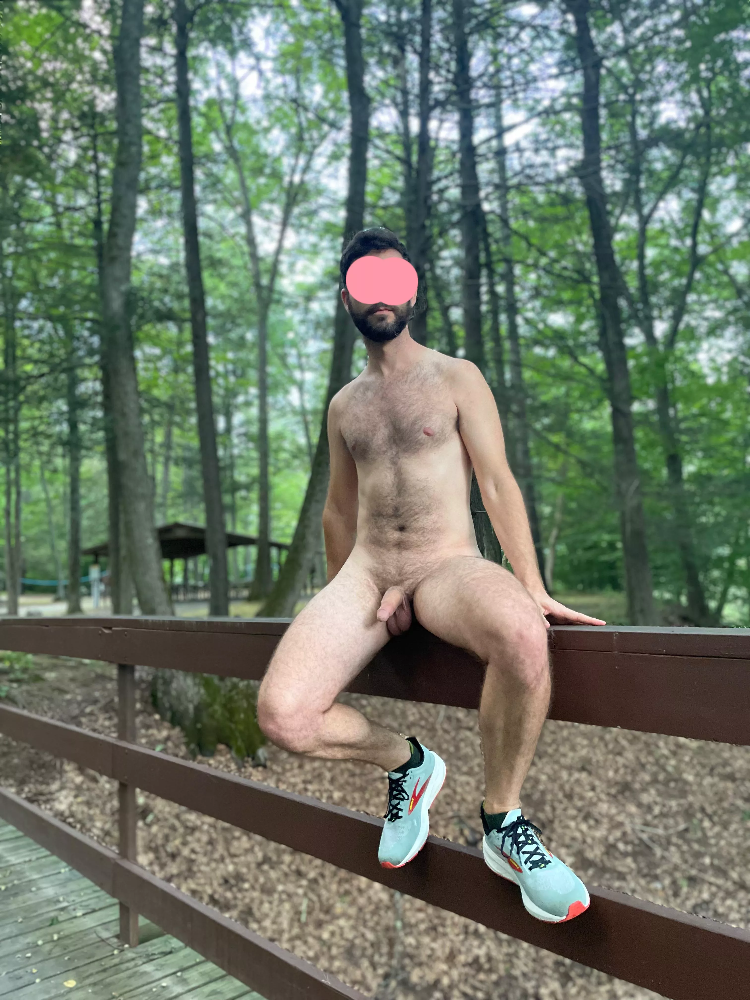 Praying I don’t fall off this bridge