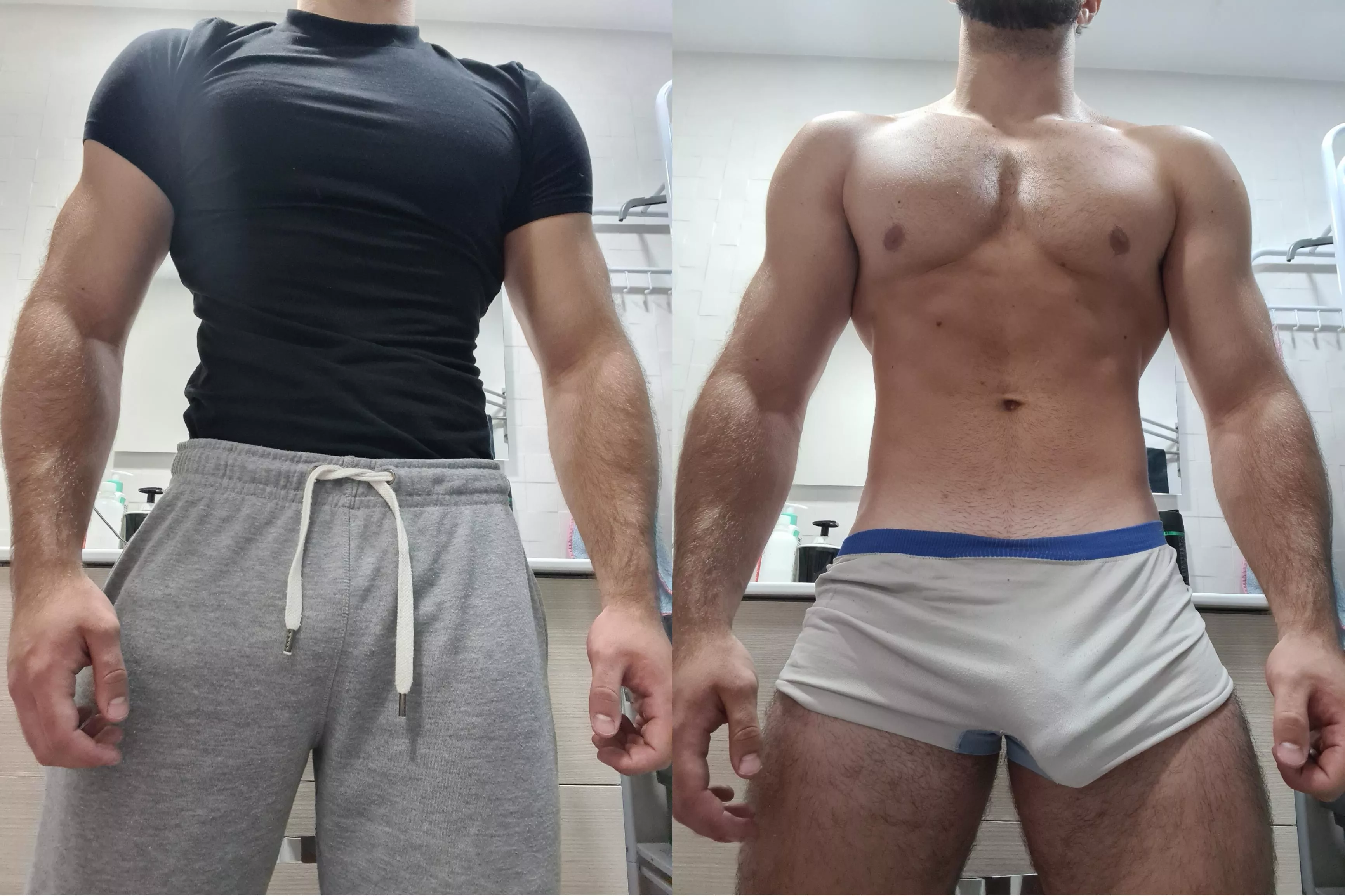 What you see at the gym vs What you would see if we were roommates..