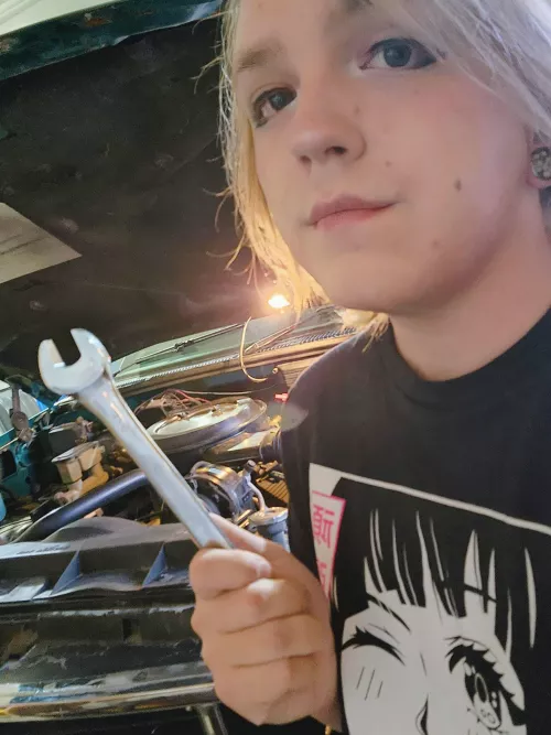 workin on the chevy!