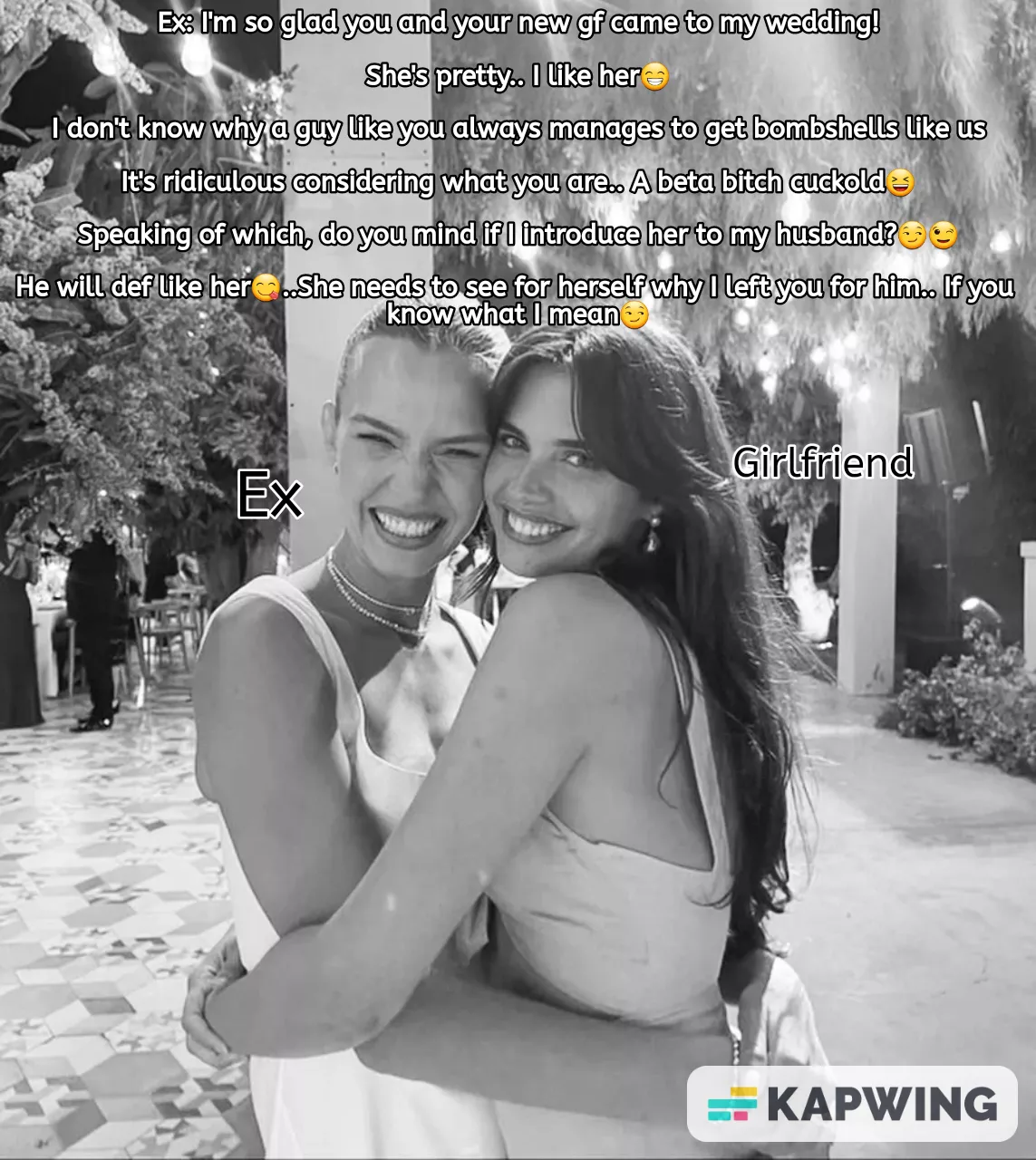 Your ex is already leading your new gf astray😈