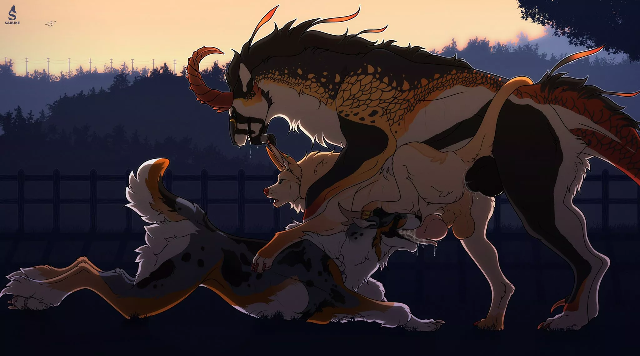 Against the sunset (sabuky)