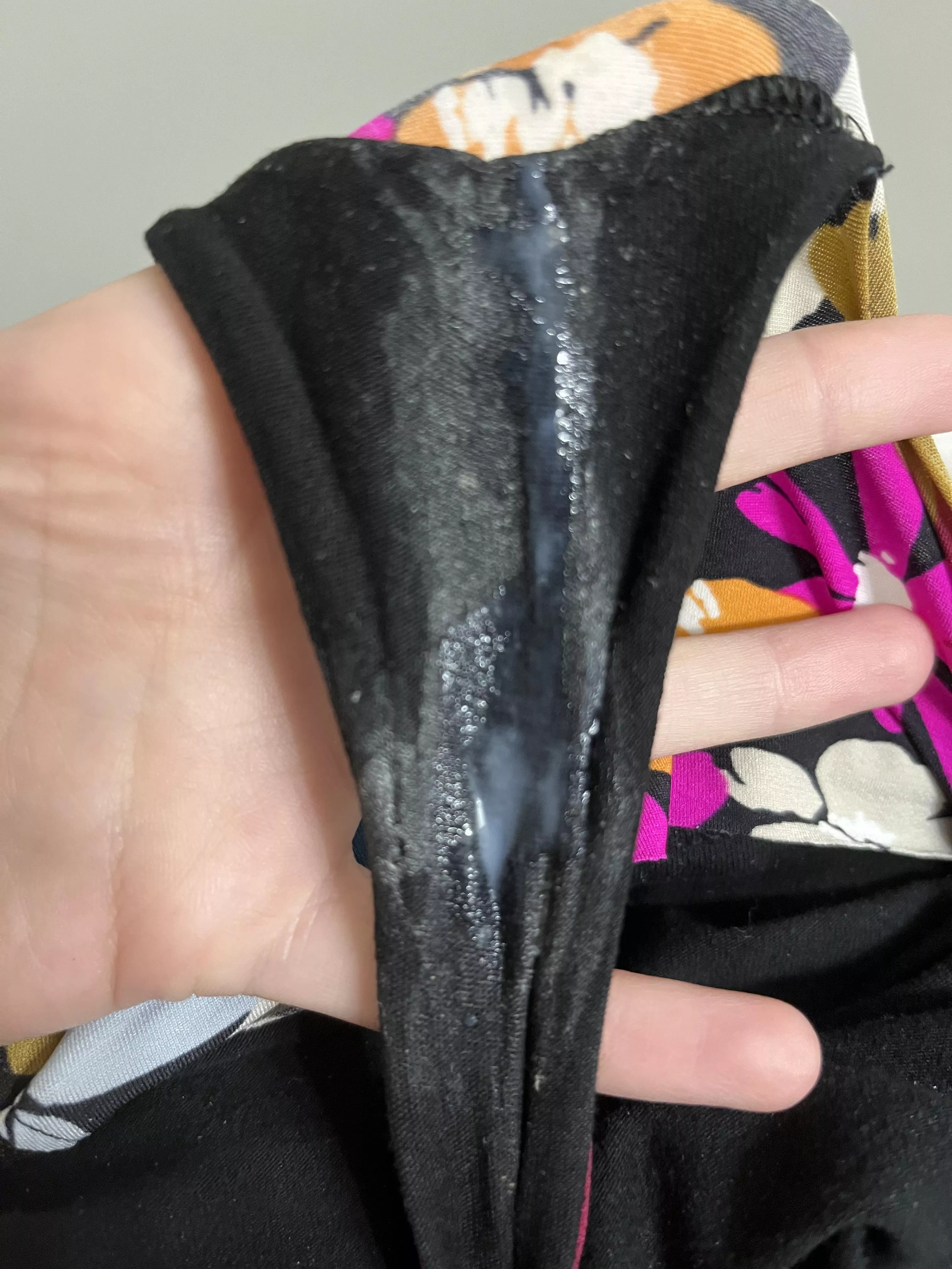 Haven’t posted in a while, but here’s a wet spot over a dried spot from earlier