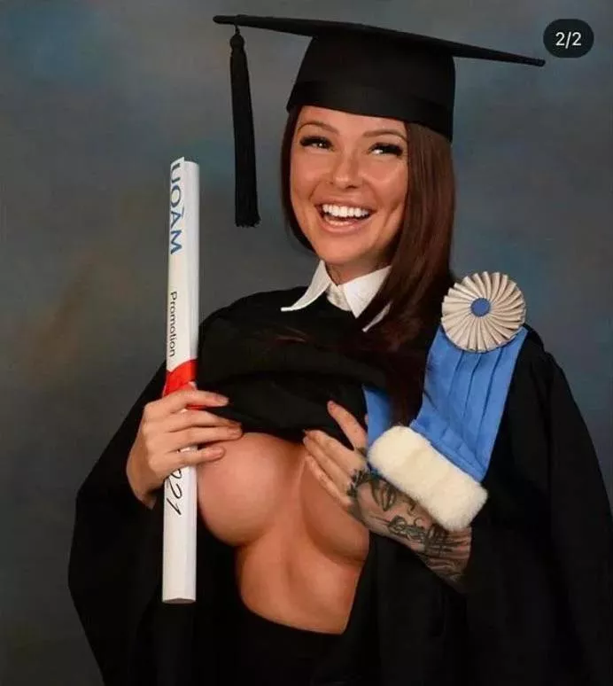 Hot graduation photo