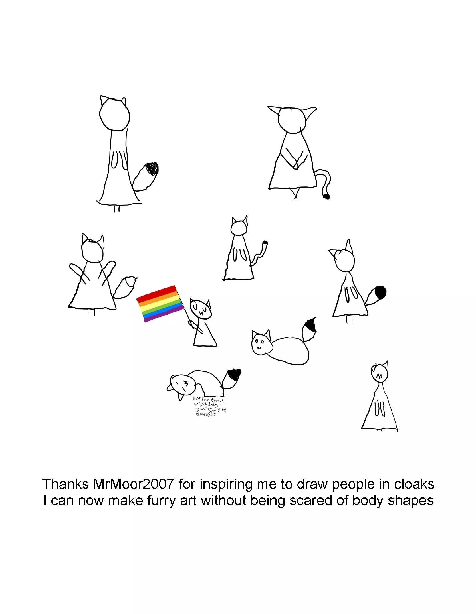 I was always scared of drawing before >w<