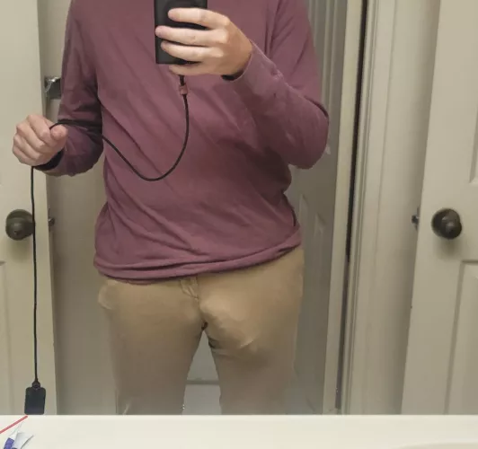 if girls can show nipples through their shirts, can I show dick print through my pants?