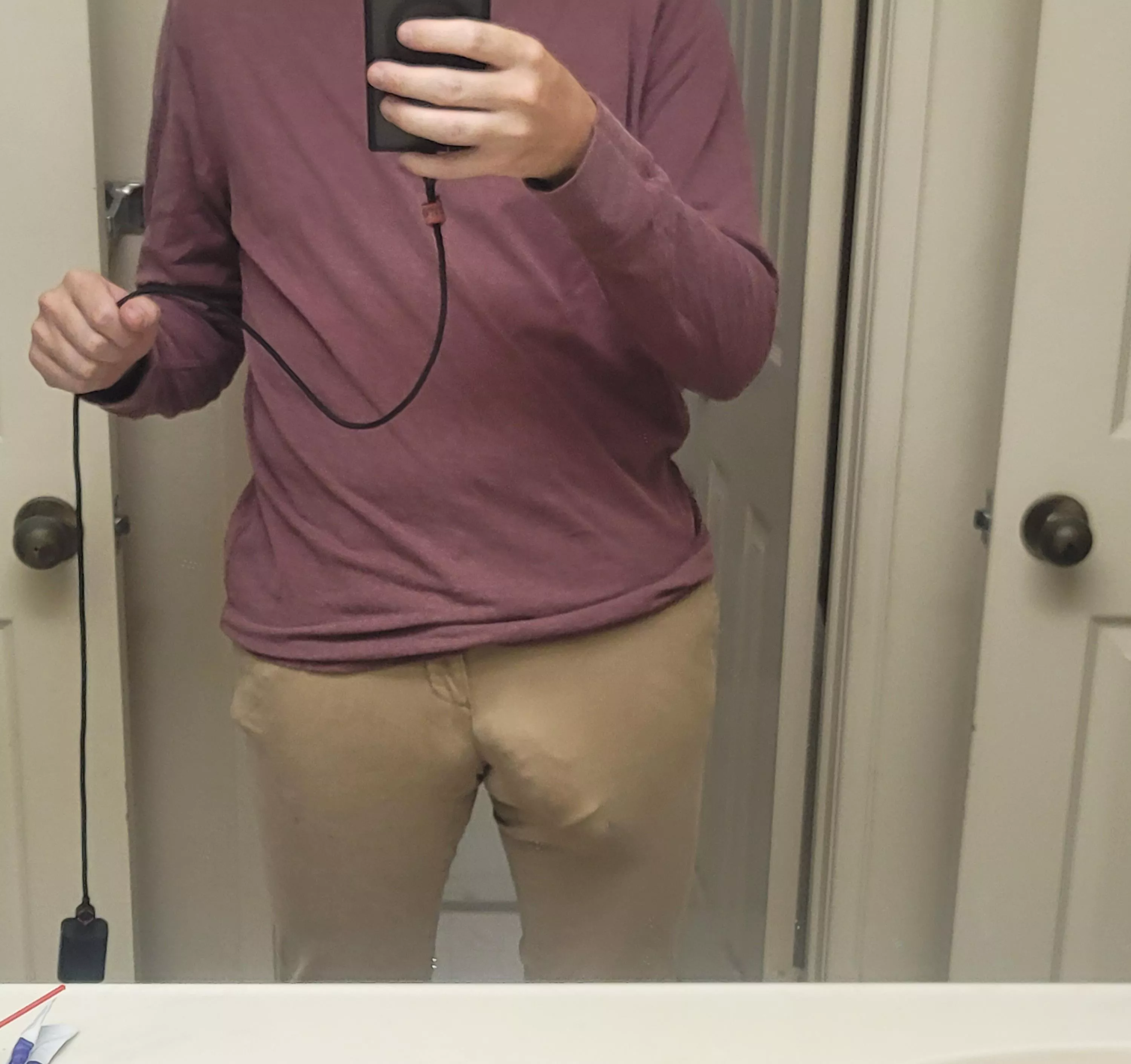 if girls can show nipples through their shirts, can I show dick print through my pants?