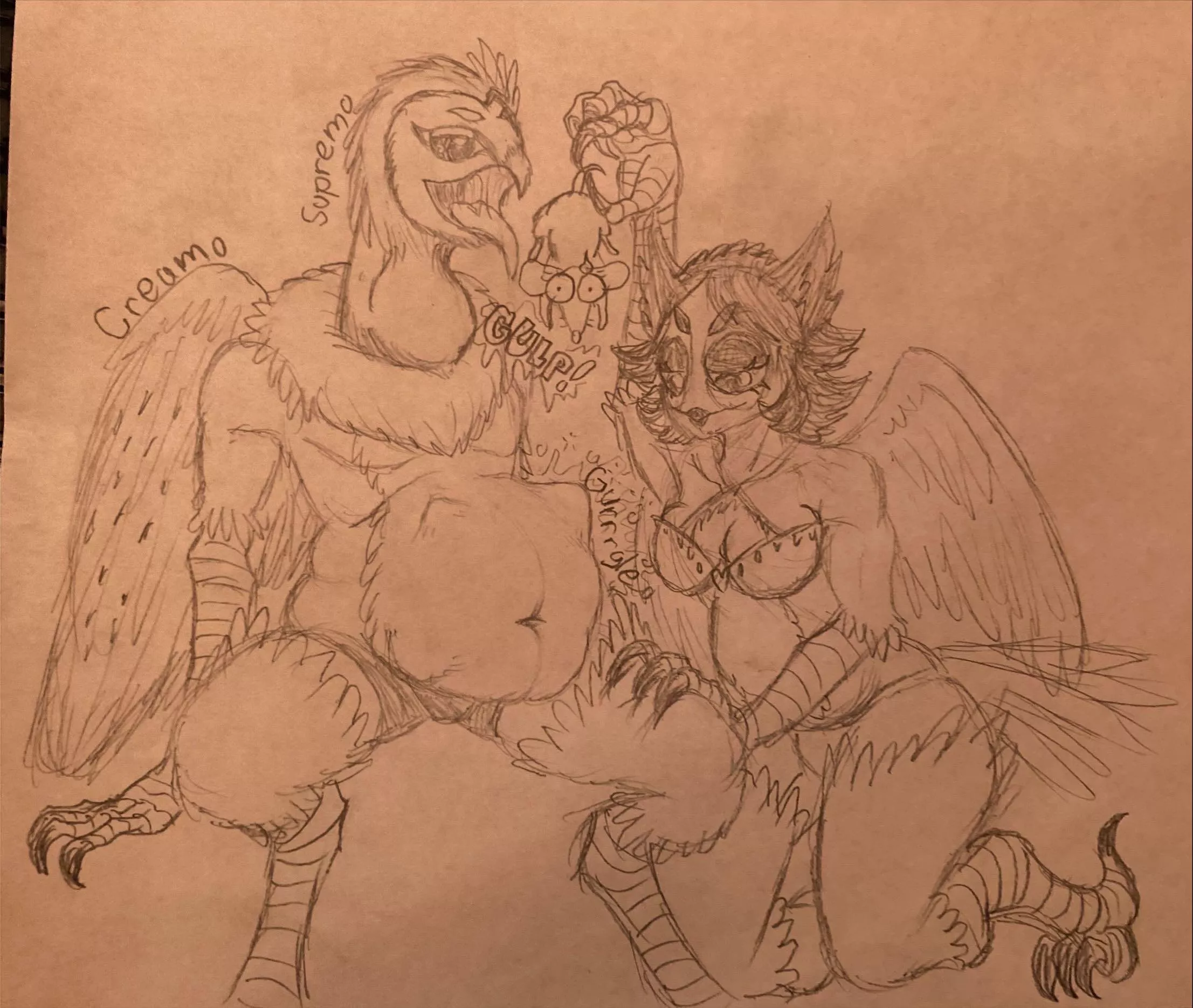 {Image} Coosan and Iris having lunch