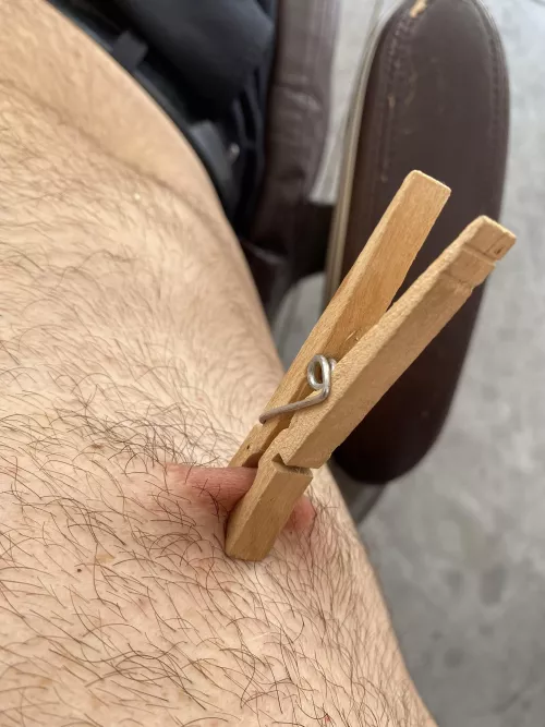 It’s a clothes pinned nipple kind of day