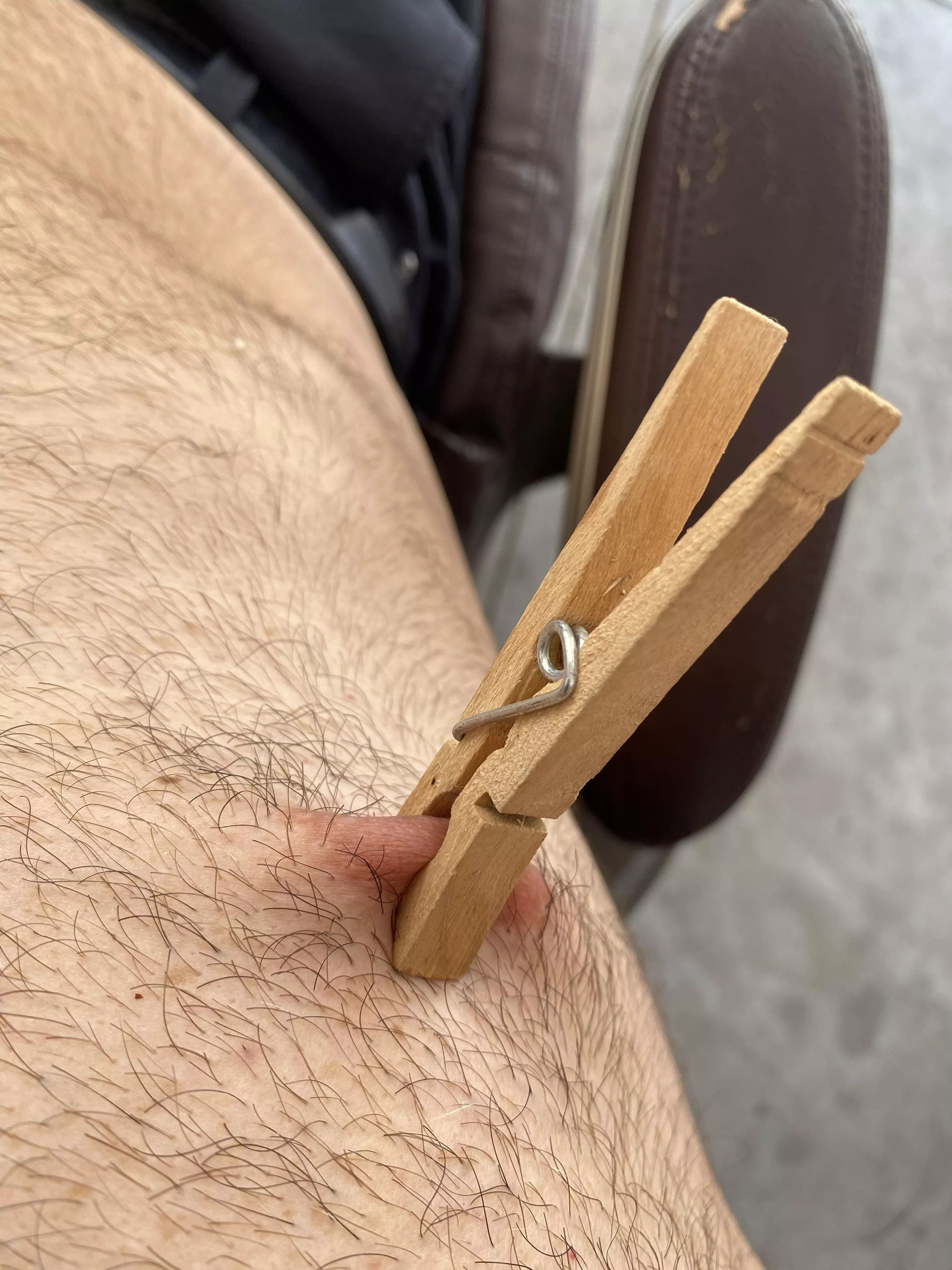 It’s a clothes pinned nipple kind of day