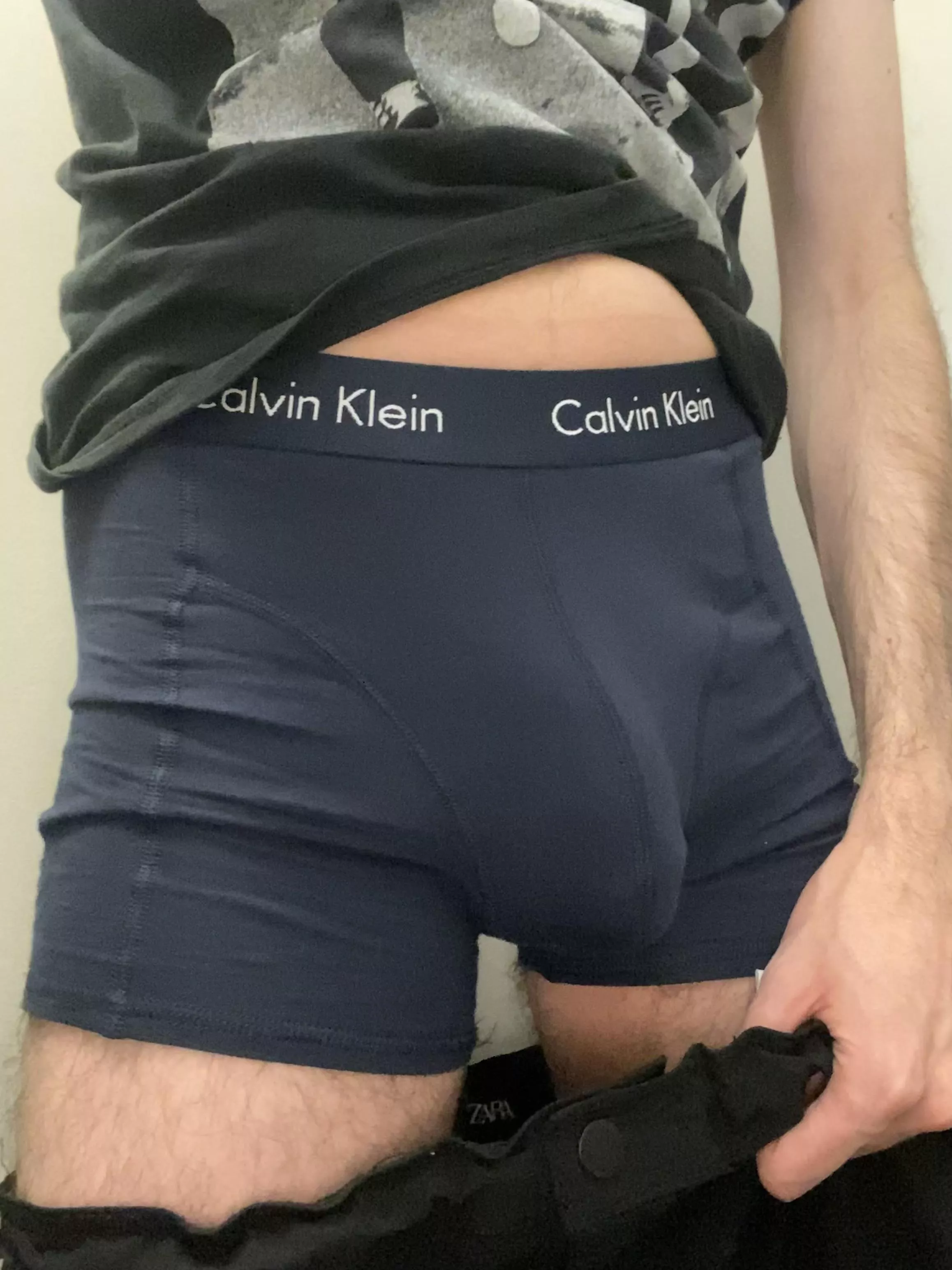 my bulge after working all morning