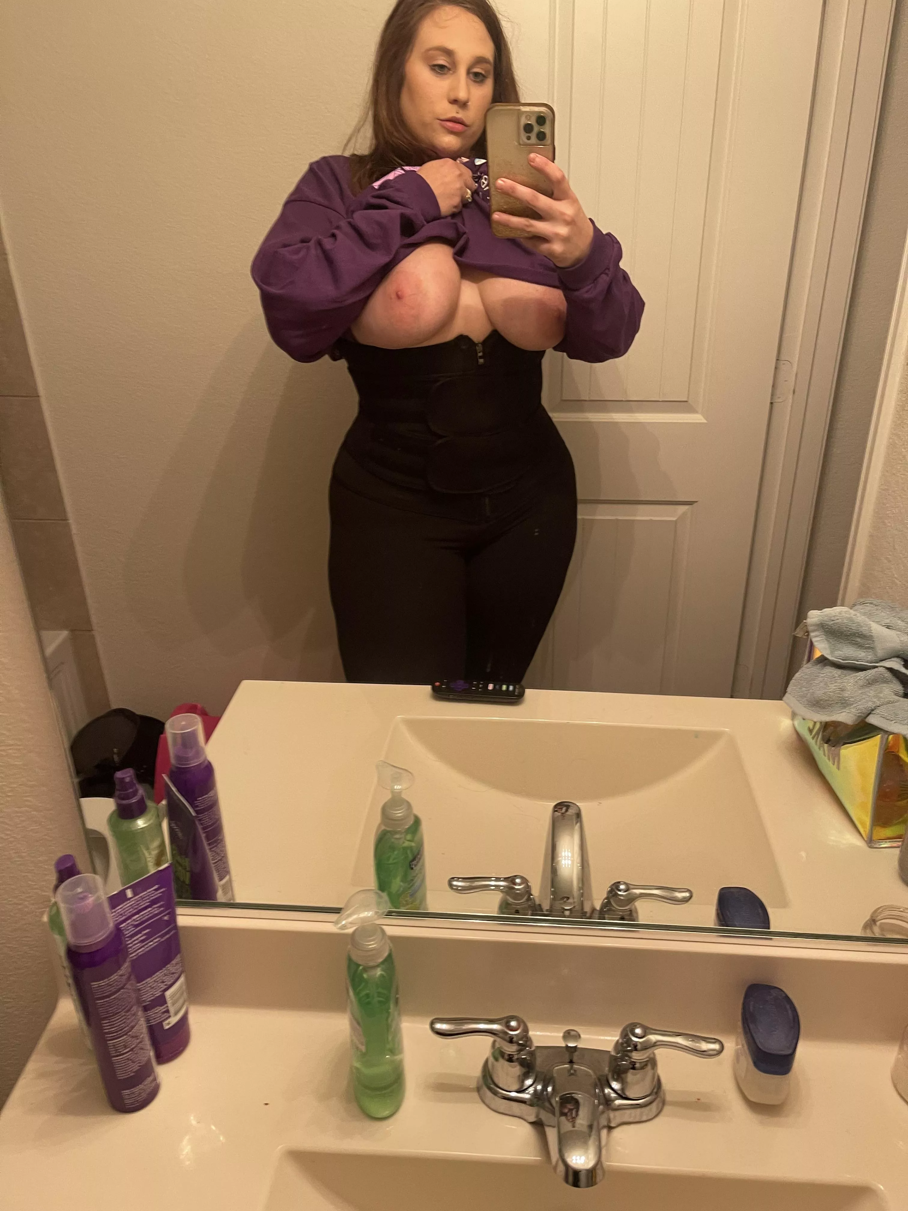 My wife and her pretty titties