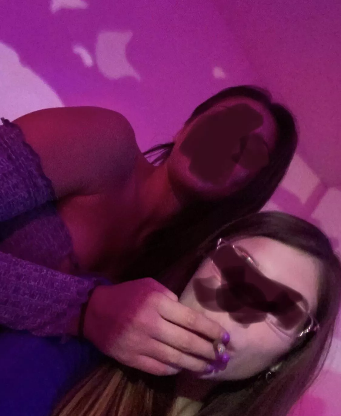 Night out with my sis, the only time I get to smoke as much as I can