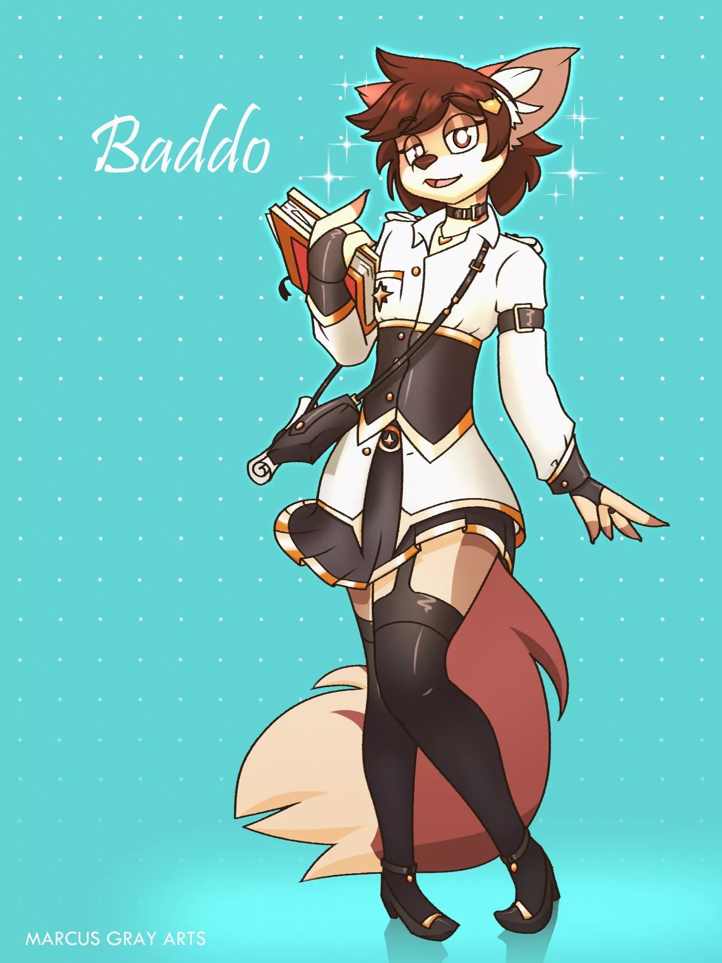 Secretary Baddo (art by me @marcusgrayarts on twitter)