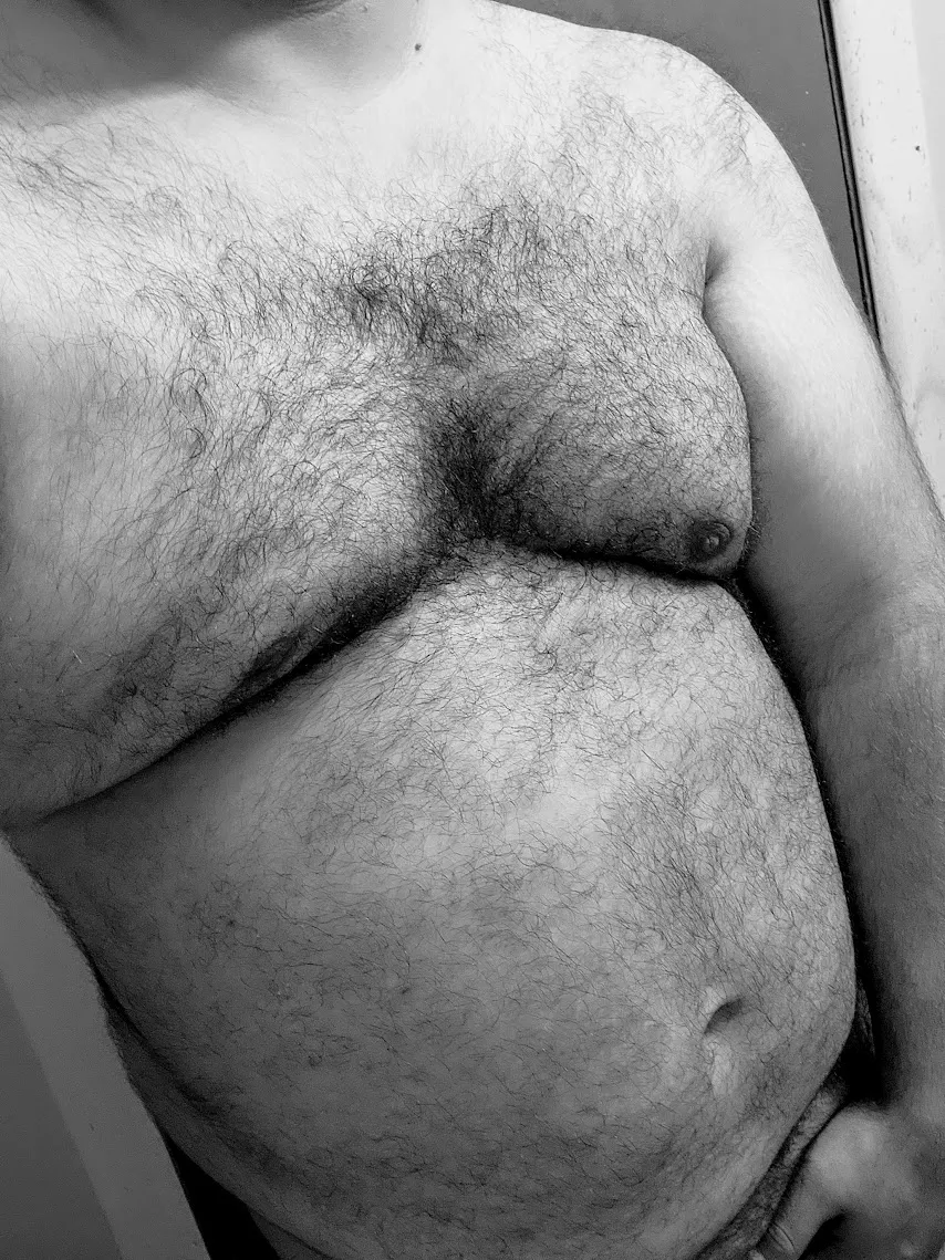 Tasteful shot, trying to feel comfortable in my own skin.