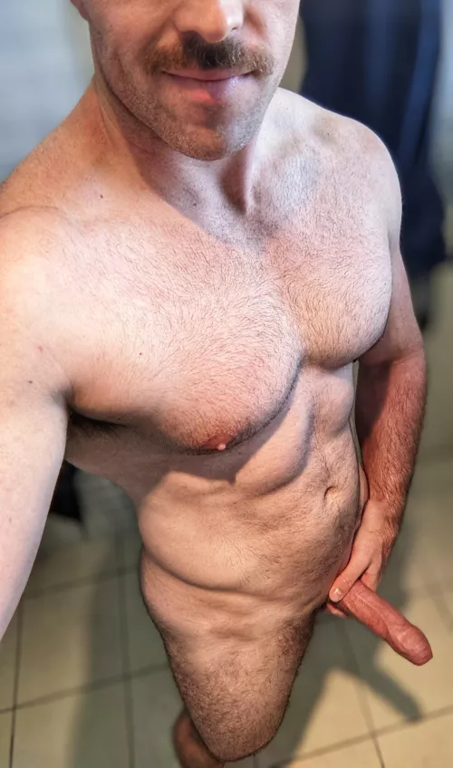 Whoops, my towel slipped