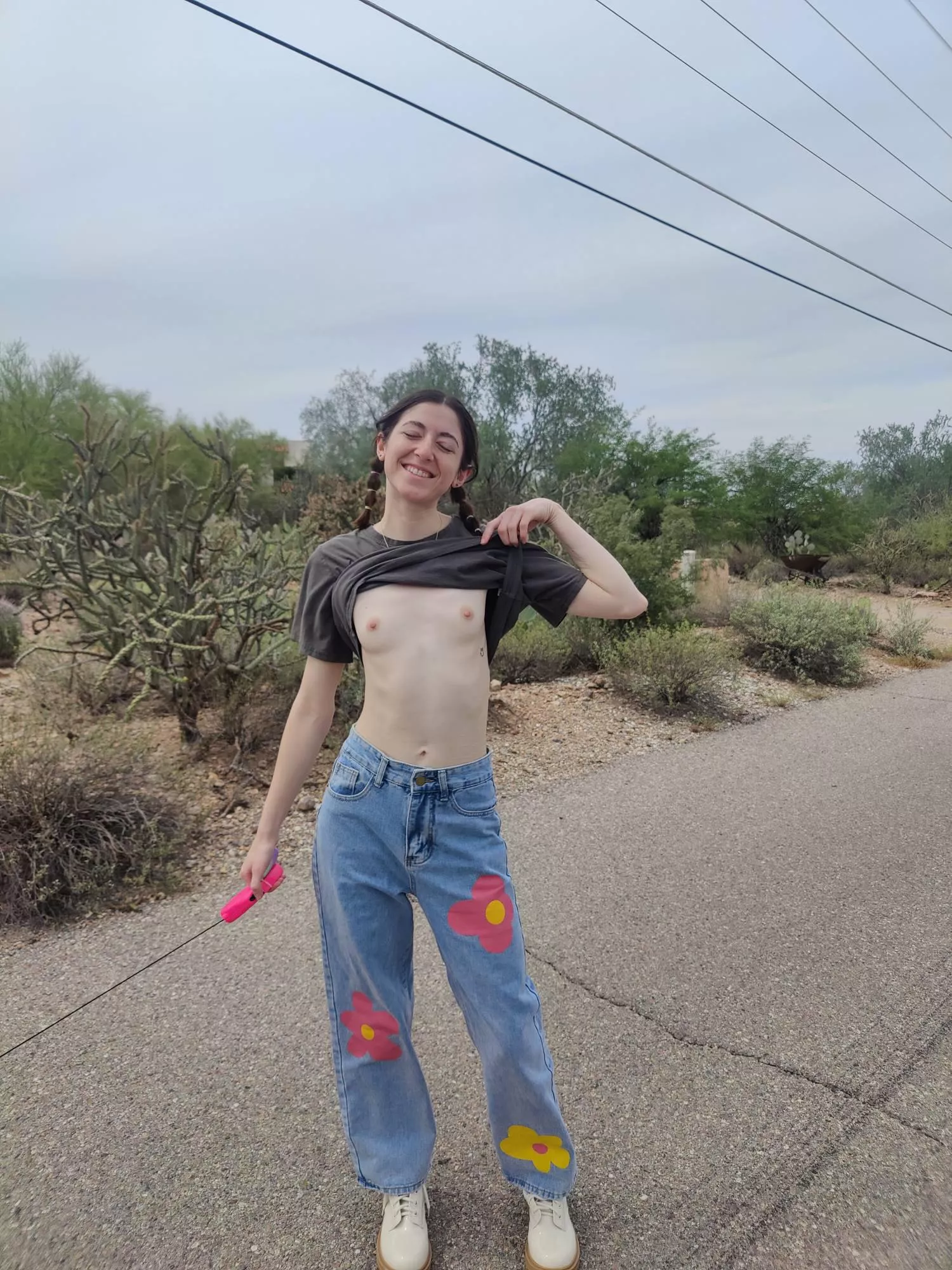 Would you be happy if I flashed you like this❤️