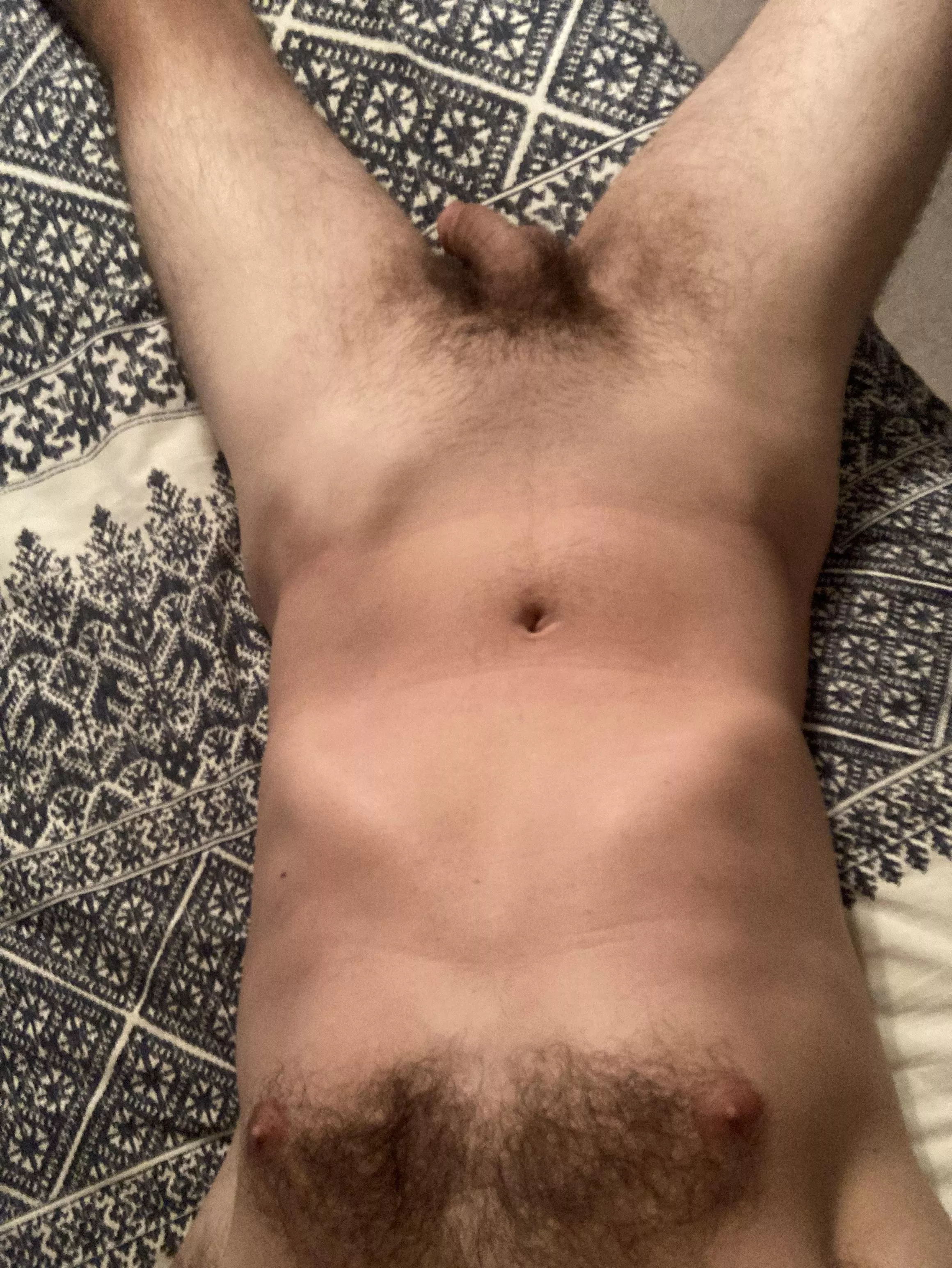 42 yo m 5’ 11” 158 lbs. Post 5k. Exhausted and happy to be normal and nude. ☺️