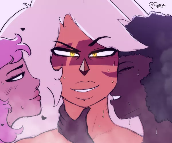 Getting steamy on Jasper’s end (other 2 chars are unknown)