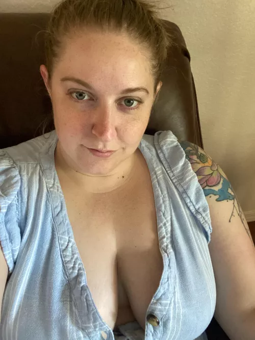 I'm embracing and enjoying going out with no bra. who wants to see more of me braless?