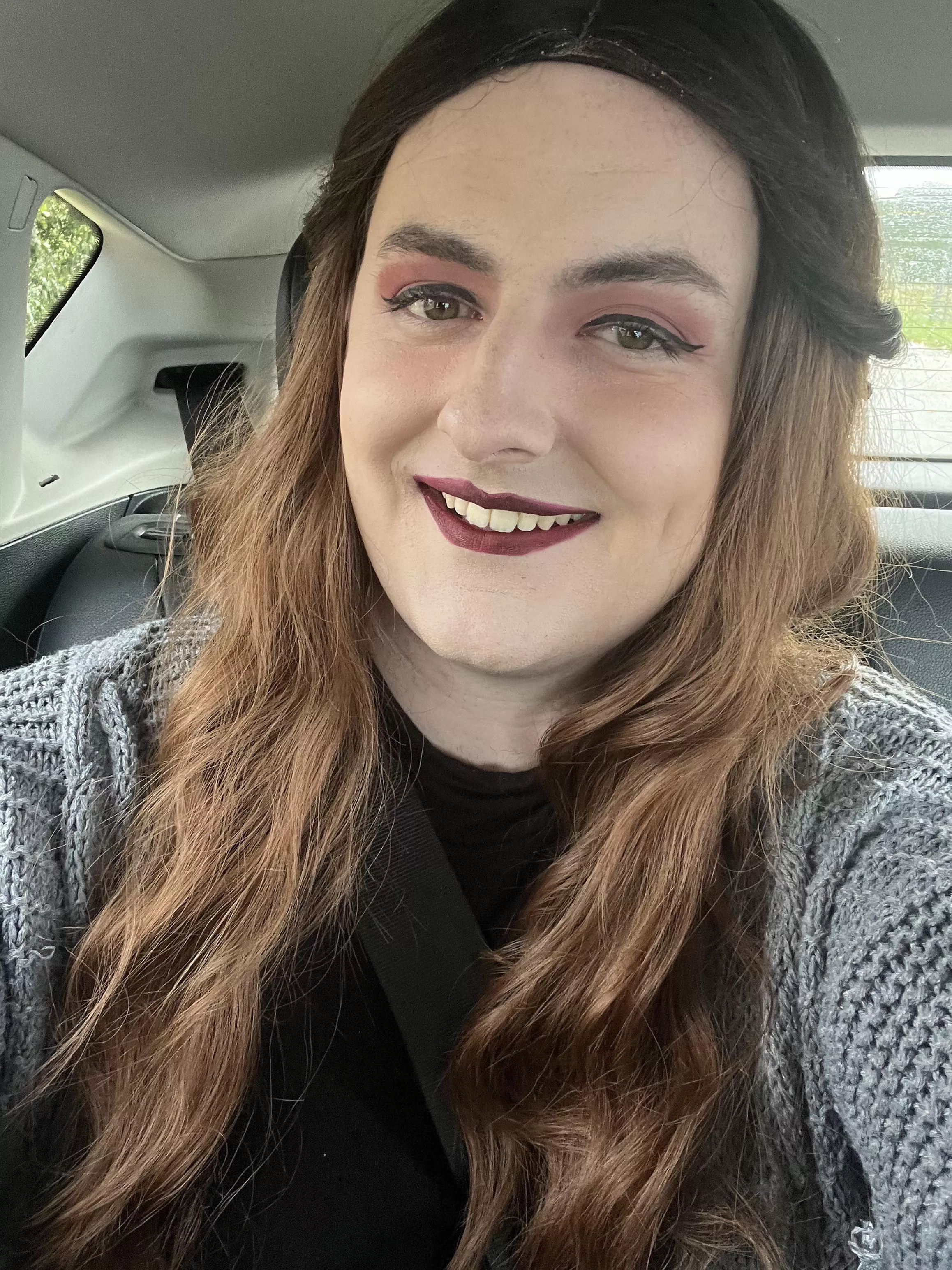 Just glammed up a bit to go out for food, how do I look?