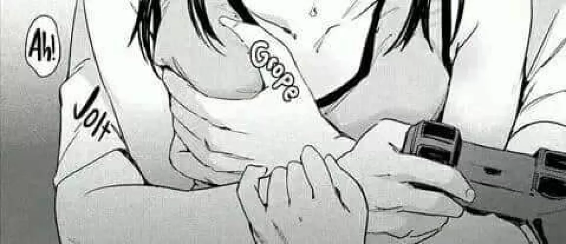 LF Mono Source: 1girl, gamepad, breast grab, clothed breast