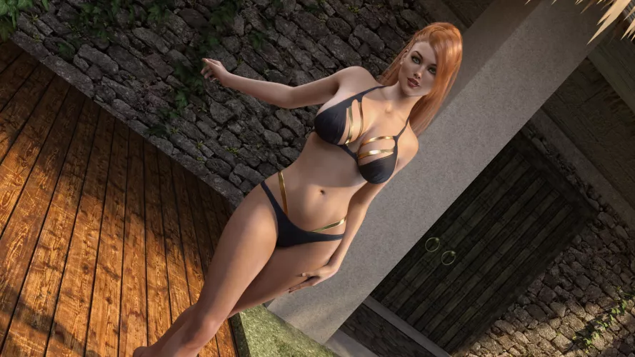 Private Pool Time with Auntie