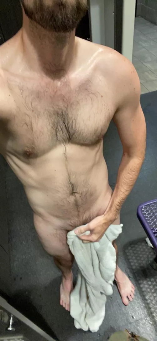 Ready to hit the shower man?