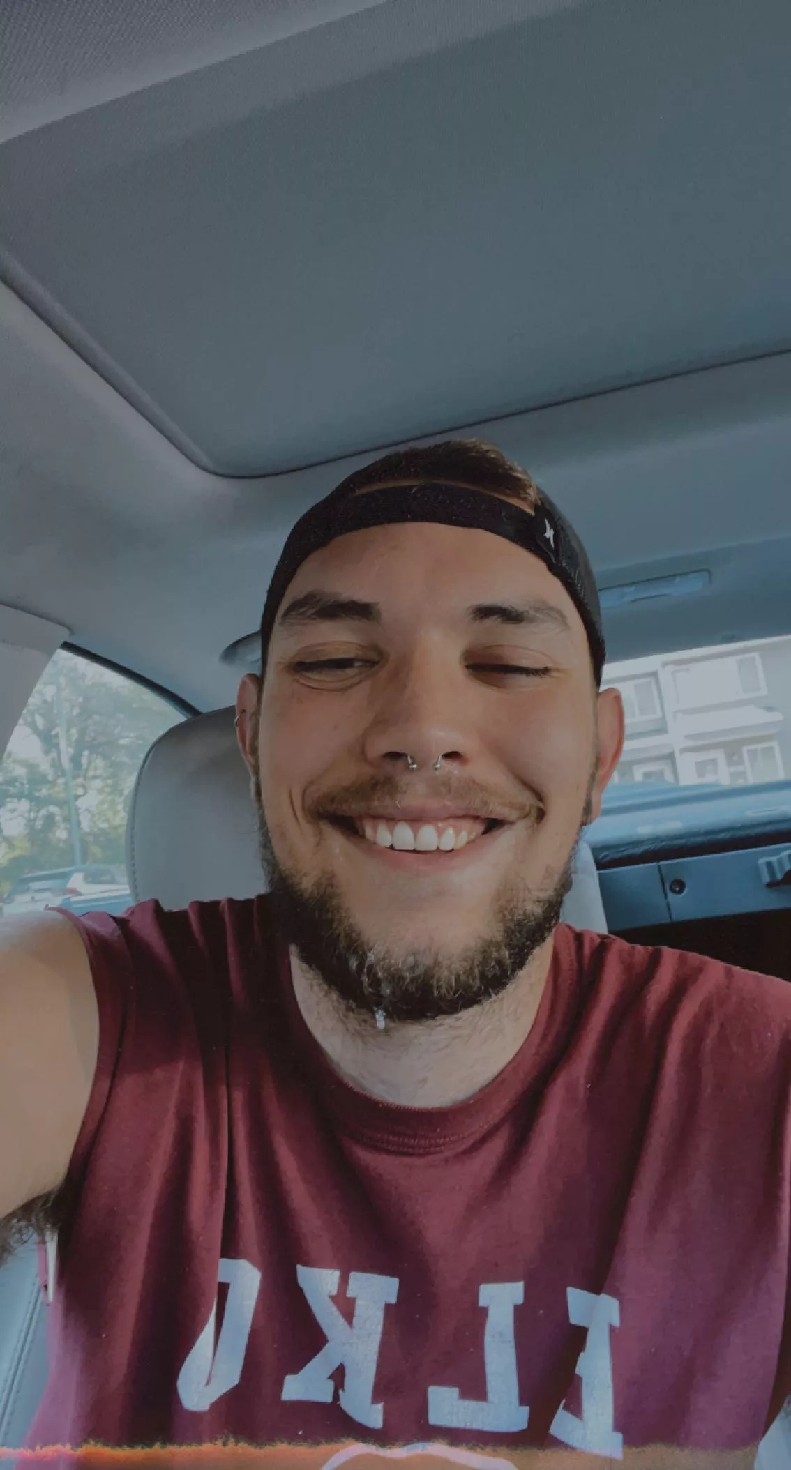 Went and got a facial yesterday but my master told me I wasn’t allowed to clean it off at the guys house and wanted a pic of me with it on it public