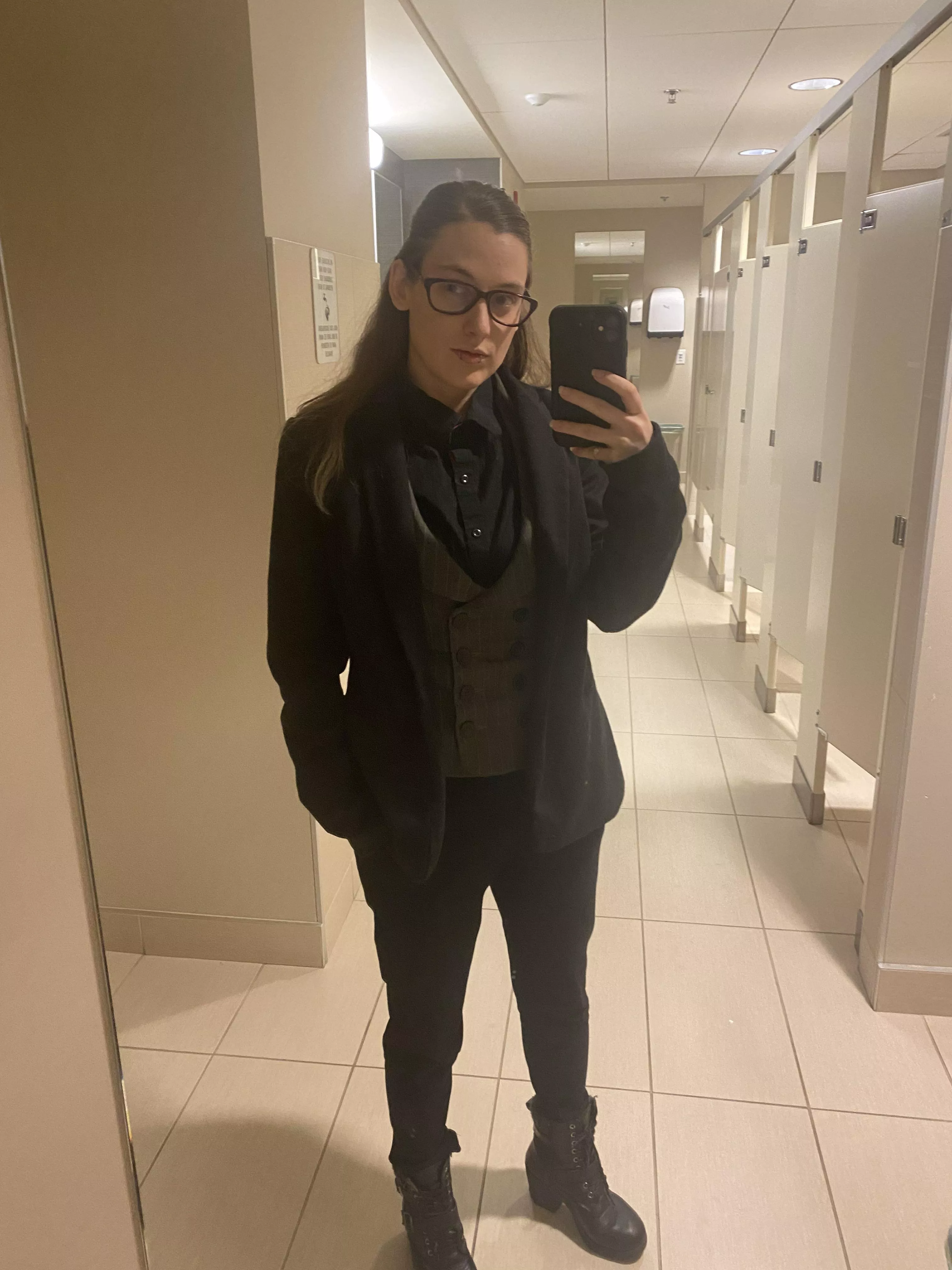 Would you suck My cock in this bathroom? 😏